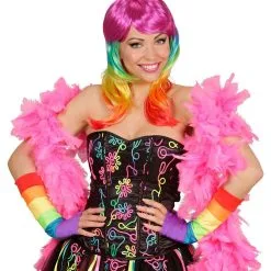 Tachtiger Jaren Vingerloze Handschoenen Satijn, Regenboog Kleuren 10 Tachtiger Jaren Vingerloze Handschoenen Satijn, Regenboog Kleuren -80s Kleding Winkel wdm1516 00597 d 4