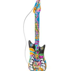 Hippie Opblaasbare Gitaar Groovy 105 Centimeter