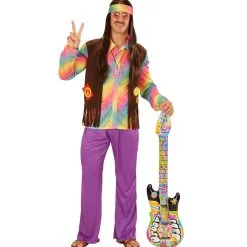 Hippie Opblaasbare Gitaar Groovy 105 Centimeter -80s Kleding Winkel wdm1516 04816 c 3