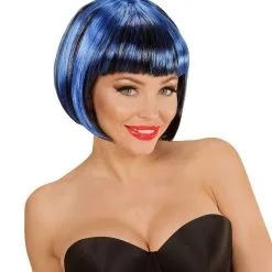 Emo Pruik, Streaks Zwart / Blauw