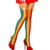 Hippi Pippi Tie Dye Panty Hoog 1 Hippi Pippi Tie Dye Panty Hoog -80s Kleding Winkel wdm1516 30004 a