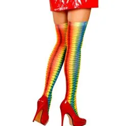 Hippi Pippi Tie Dye Panty Hoog -80s Kleding Winkel wdm1516 30004 c