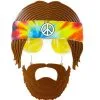 Jaren 60 Bril, Hippie Met Baard -80s Kleding Winkel wdm1617 14406 a
