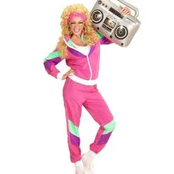 Maaskantje Trainingspak Roze Kostuum -80s Kleding Winkel wdm1617 9880 d 17