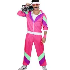 Maaskantje Trainingspak Roze Kostuum -80s Kleding Winkel wdm1617 9880 e 17