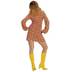 Groovy Gavin 70s Damesjurk, Ruit Vrouw -80s Kleding Winkel wdm 2017 0885 3 16