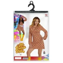 Groovy Gavin 70s Damesjurk, Ruit Vrouw -80s Kleding Winkel wdm 2017 0885 4 16