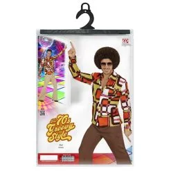 Groovy Garry 70s Oranje Heren Shirt, Buizen Man 9 Groovy Garry 70s Oranje Heren Shirt, Buizen Man -80s Kleding Winkel wdm 2017 0908 4 16