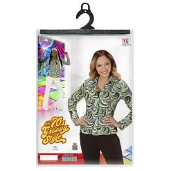 Groovy Gina 70s Dames Shirt, Golven Vrouw -80s Kleding Winkel wdm 2017 090d 4 7