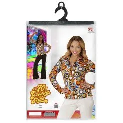 Groovy Gina 70s Dames Shirt, Luchtbellen Vrouw -80s Kleding Winkel wdm 2017 090e 4 8