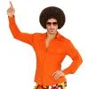 Groovy Garry 70s Heren Shirt, Oranje Man