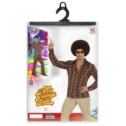 Groovy Garry 70s Heren Shirt, Old School Man -80s Kleding Winkel wdm 2017 090l 4 18