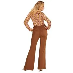 Groovy Gwendolyn 70s Dames Broek, Bruin Vrouw -80s Kleding Winkel wdm 2017 0912 3 7