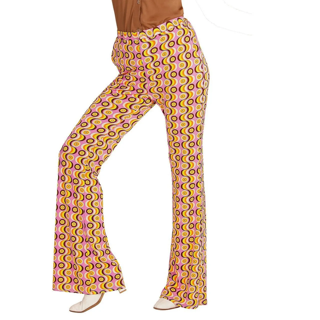 Groovy Gwendolyn 70s Dames Broek, Lps Vrouw 3 Groovy Gwendolyn 70s Dames Broek, Lps Vrouw