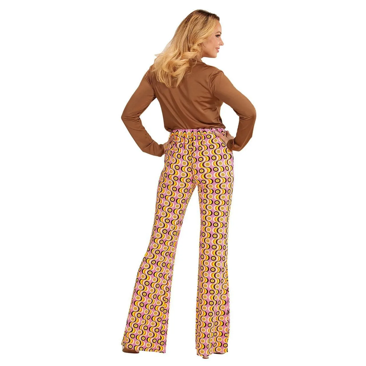 Groovy Gwendolyn 70s Dames Broek, Lps Vrouw 5 Groovy Gwendolyn 70s Dames Broek, Lps Vrouw - Afbeelding 3