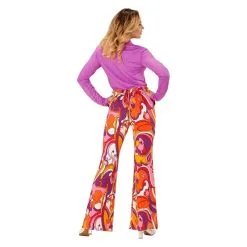 Groovy Gwendolyn 70s Dames Broek, Orchidee Vrouw -80s Kleding Winkel wdm 2017 091e 3 5