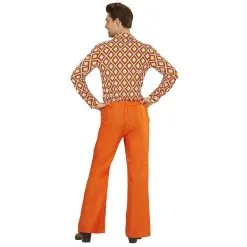 Groovy Gandalf 70s Heren Broek, Oranje Man -80s Kleding Winkel wdm 2017 092a 3 17