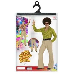 Groovy Gandalf 70s Heren Broek, Beige Man -80s Kleding Winkel wdm 2017 092b 4 13