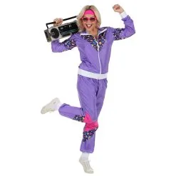 Prachtig Paars Fout Jaren 80 Trainingspak Vrouw Kostuum 8 Prachtig Paars Fout Jaren 80 Trainingspak Vrouw Kostuum -80s Kleding Winkel wdm 2018 002d 2 16