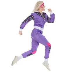 Prachtig Paars Fout Jaren 80 Trainingspak Vrouw Kostuum 10 Prachtig Paars Fout Jaren 80 Trainingspak Vrouw Kostuum -80s Kleding Winkel wdm 2018 002d 4 16
