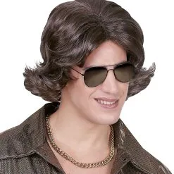 Kc Jaren 70 Disco Pruik Bruin -80s Kleding Winkel wdm 2018 46936 2 1