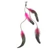 Haarclip Roze Veren Hippie Indiaan -80s Kleding Winkel wdm 2019 01984 1 1