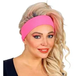 Jaren 80 Hoofdband Neon Roze -80s Kleding Winkel wdm 2019 02031 4 5