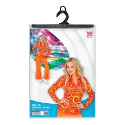 Knaloranje Jaren 70 Koningin Van De Dansvloer Shirt Vrouw -80s Kleding Winkel wdm 2019 0932 6 12