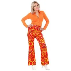 Knaloranje Jaren 70 Koningin Van De Dansvloer Broek Vrouw -80s Kleding Winkel wdm 2019 093b 5 10