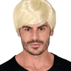 Jaren 60 Pruik Donkerblond Hendrik