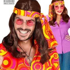 70s Pruik Met Hoofdband Bruin -80s Kleding Winkel wdm 2021 02847 4 2