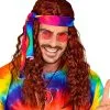 Hippie Pruik Met Hoofdband Tie Dye Bruin -80s Kleding Winkel wdm 2021 02848 1 1