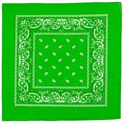 Bandana Lucky Green 55 X 55 Centimeter -80s Kleding Winkel wdm 2021 34265 3 1