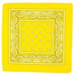 Bandana Veel Geel 55 X 55 Centimeter -80s Kleding Winkel wdm 2021 34266 3 1