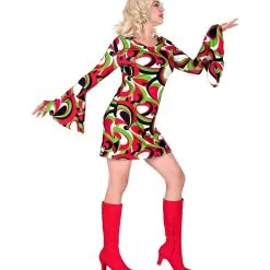 Miss Seventies Jurk Vrouw -80s Kleding Winkel wdm 2021 4875 5 4