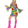 Flora Bora Seventies Hippie Vrouw Kostuum 1 Flora Bora Seventies Hippie Vrouw Kostuum -80s Kleding Winkel wdm 2021 4876 1 4
