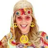 Hippie Set Peace Ketting En Oorbellen Neon Geel -80s Kleding Winkel wdm 2021 53283 1 1