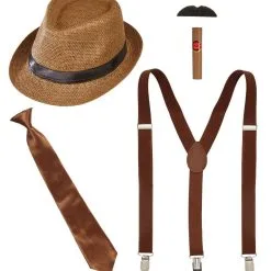 Jaren 20 Zakenman Accessoire Set -80s Kleding Winkel wdm 2021 68557 4