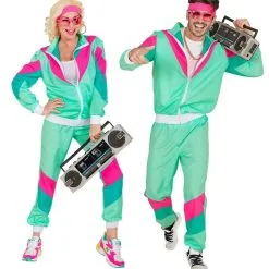Uit Je Dak Met Een Fout Trainingspak Groen Kostuum -80s Kleding Winkel wdm 2021 9707 5 5