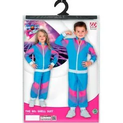 Lekker Sportief Trainingspak Blauw Kind Kind Kostuum -80s Kleding Winkel wdm 2021 9723 8 3