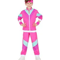 Jaren 80 Retro New Kids Trainingspak Roze Kind Kostuum -80s Kleding Winkel wdm 2021 988e 4 4