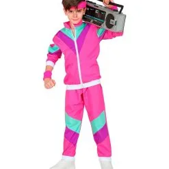 Jaren 80 Retro New Kids Trainingspak Roze Kind Kostuum -80s Kleding Winkel wdm 2021 988e 5 4