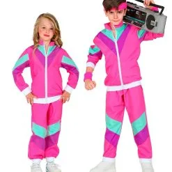 Jaren 80 Retro New Kids Trainingspak Roze Kind Kostuum -80s Kleding Winkel wdm 2021 988e 7 4