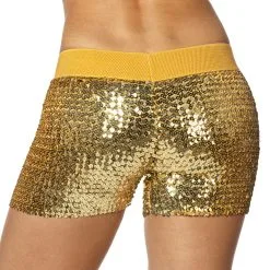 Hotpants Pailletten Goud Vrouw -80s Kleding Winkel wlb2017 6431b 4 11