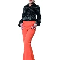 Waanzinnig Wijde Pijpen Soul Broek Oranje Vrouw