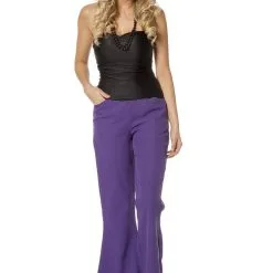 Paarse Wijde Pijpen Soul Nights Broek Vrouw