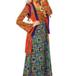 Hippie Met Hallucinerend Patroon Vrouw Kostuum