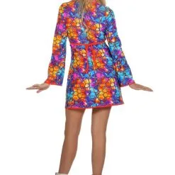 Glas In Lood Hippie Vrouw Kostuum -80s Kleding Winkel wlb2018 4275 3 16