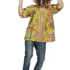 Woodstock Hippie Paisley Blouse Man