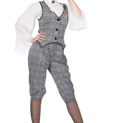 Set Roaring 20s Lizzie Eastender Vrouw Kostuum